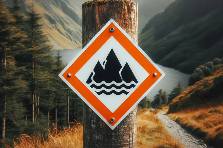 Which Symbol on a Regulatory Marker Indicates Hazards Such as Rocks or Stumps